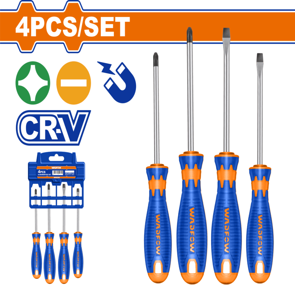 4 Pcs screwdriver set 2SL & 2PH WSS1204 - House Of Tools