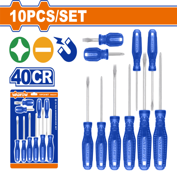 10 pcs screwdriver set Wadfow