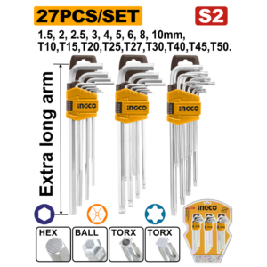 27 Pcs Hex key and torx key set HHKSET0271